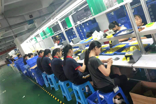 客户生产车间一角